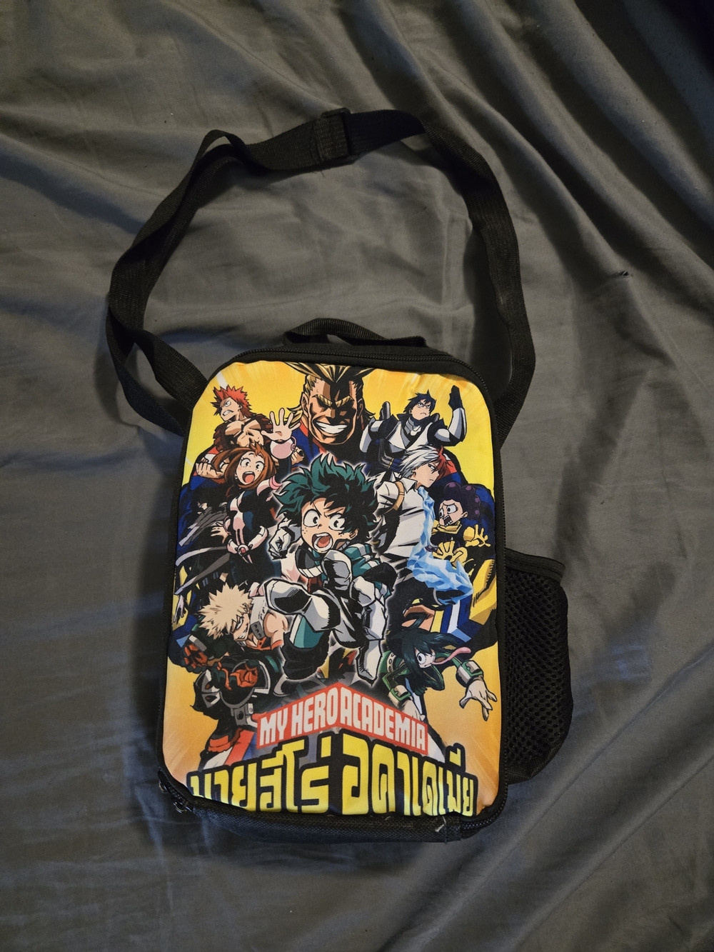 My Hero Academia Yellow & Black Crossbody Belt Bag